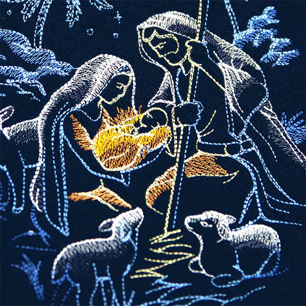 Shining Holy Family Scene - Image 8