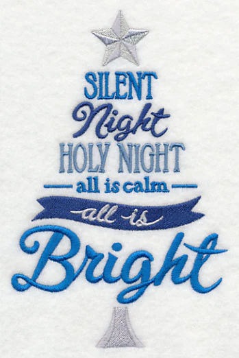 Silent Night Holy Night Christmas Tree - Image 3