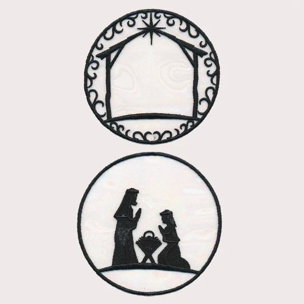 Silent Night Shadowbox (Organza) - Image 4