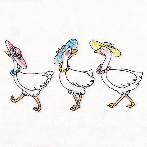 Silly Spring Goose Border