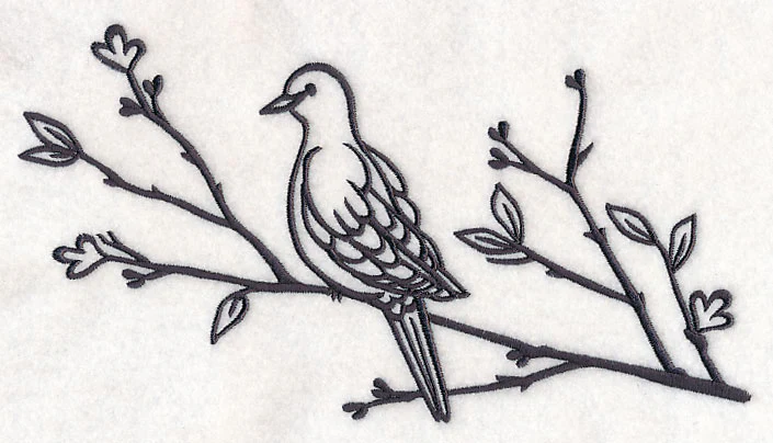 Simply Birds on Branches - Mourning Dove - Image 2