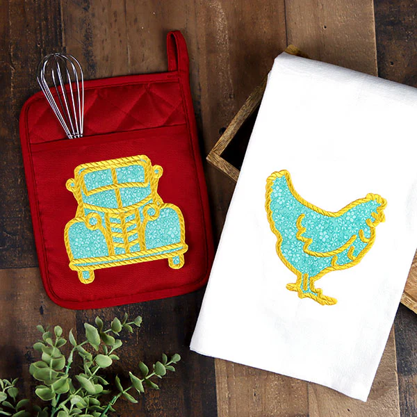 Simply Classic Chicken (Applique) - Image 4