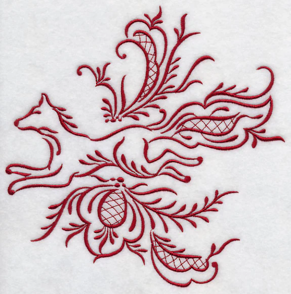 Simply Rosemaling Fox - Image 6