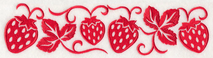 Simply Strawberries Border - Image 2
