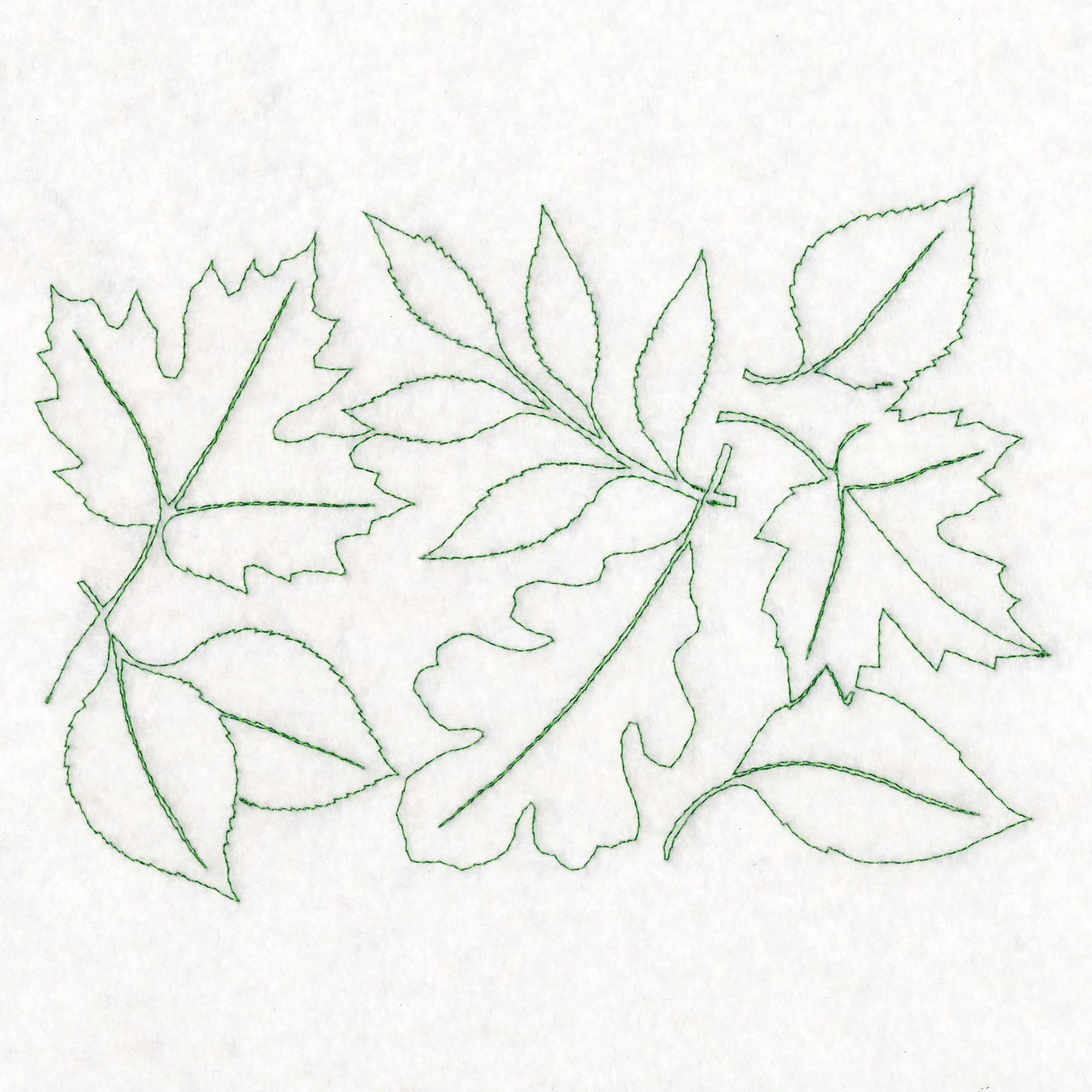 Simply Summer - Leaves (Edge-to-Edge Quilting) - Image 4