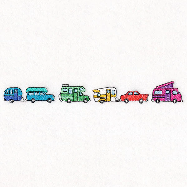 Sizzling Summer Border - Vintage Cars - Image 3