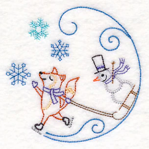 Skating Fox Circle (Vintage) - Image 5