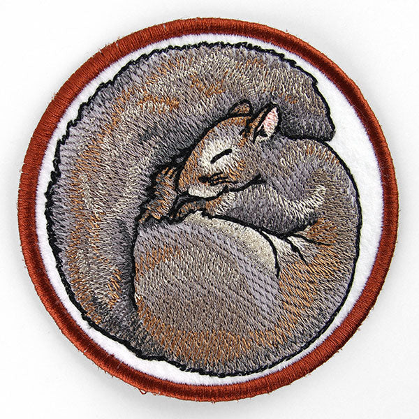 Sleeping Animal Coaster - Squirrel (In-the-Hoop) - Image 2