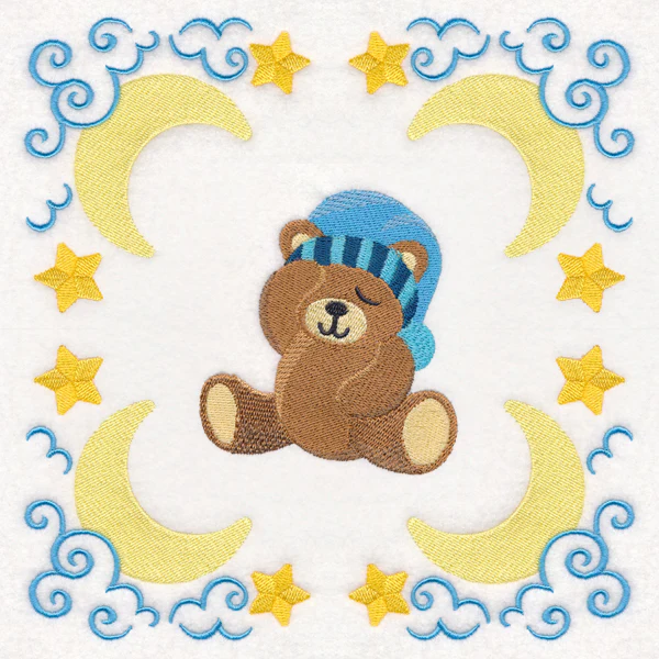 Sleepy Bear Pillow Pair - Image 6