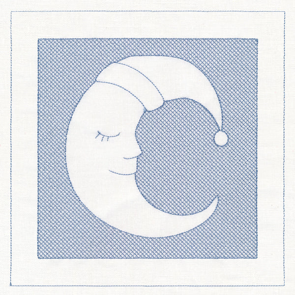 Sleepy Moon (Trapunto) - Image 11