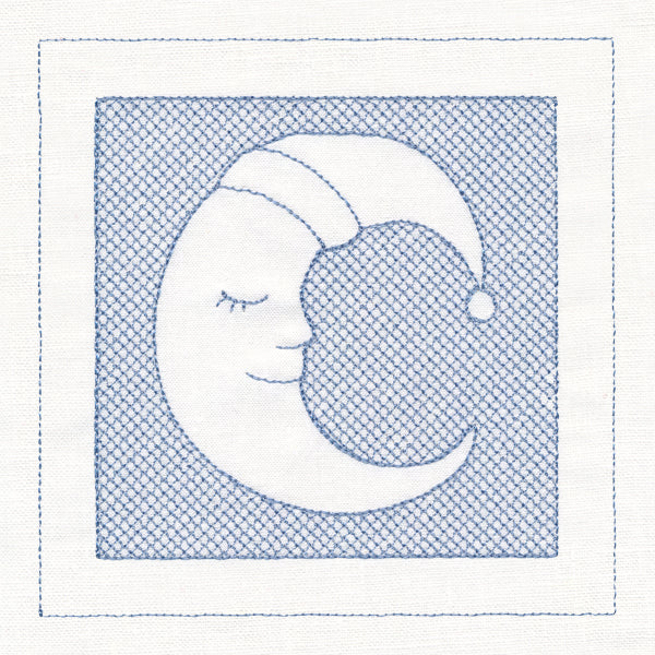 Sleepy Moon (Trapunto) - Image 7