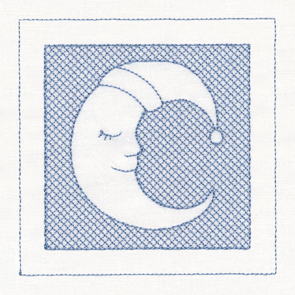 Sleepy Moon (Trapunto) - Image 9