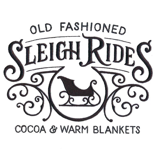 Sleigh Rides Market Sign - Image 3