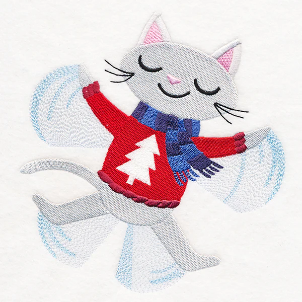 Snow Angel Cat