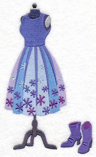Snowflake Fashion Dress Form - Image 4