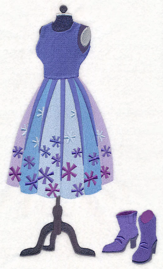 Snowflake Fashion Dress Form - Image 5