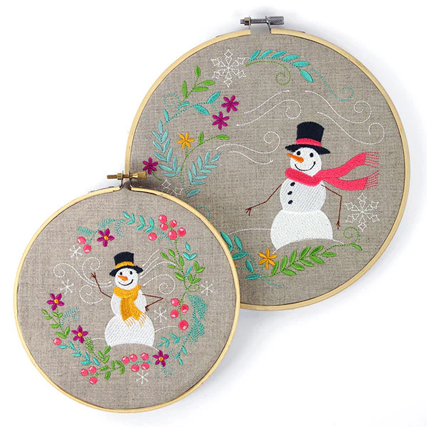 Snowman in Winter Botanicals 3 - Image 2