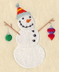 Snowman with Ornaments 1 - Image 2
