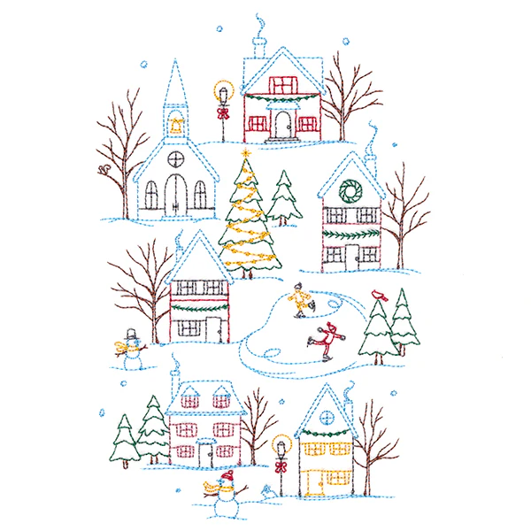 Snowy Christmas Village - Image 3