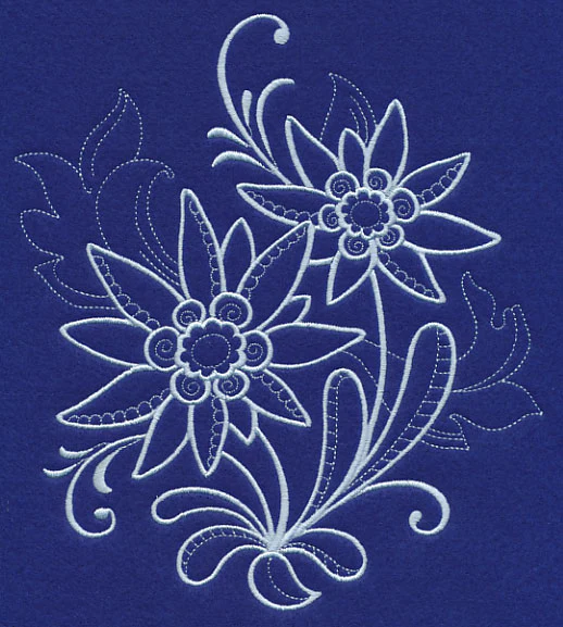 Snowy Edelweiss Filigree