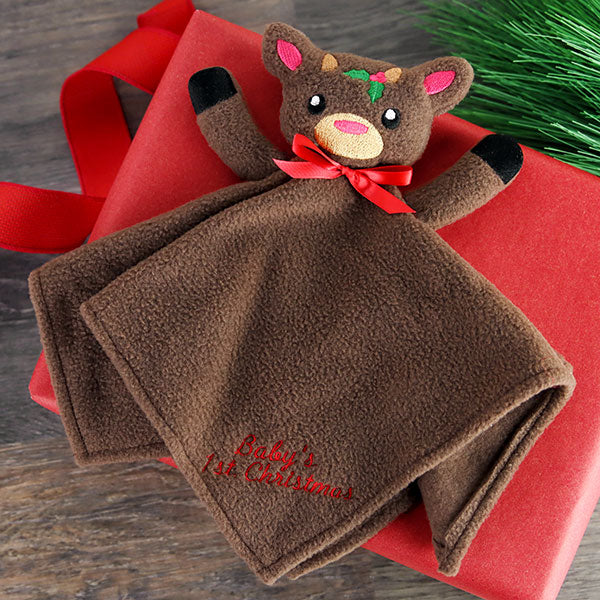 Snuggles and Smiles Reindeer Blanket Buddy (In-the-Hoop)