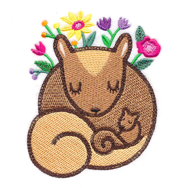Snuggling Woodland Squirrels - Image 3