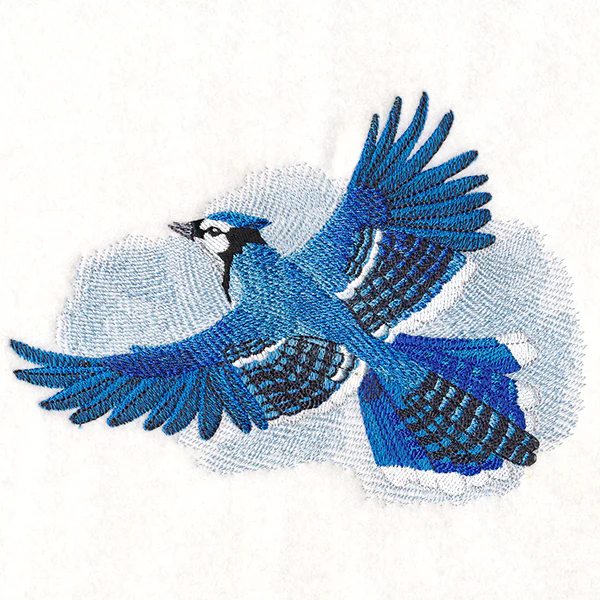 Soaring Blue Jay in Watercolor - Image 5