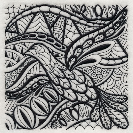 Soaring Elegance (Blackwork) - Image 3