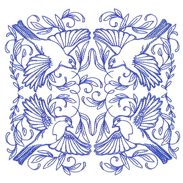Soaring Robin Kaleidoscope Square - Image 3
