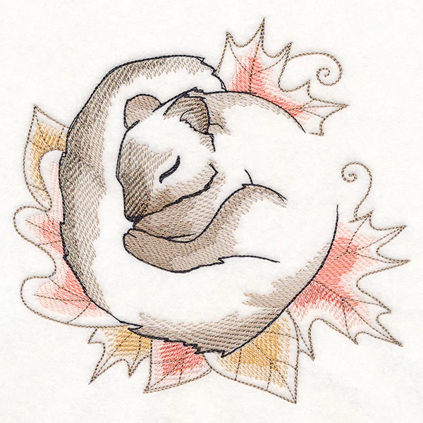 Soft Sleepy Autumn Squirrel - Image 2