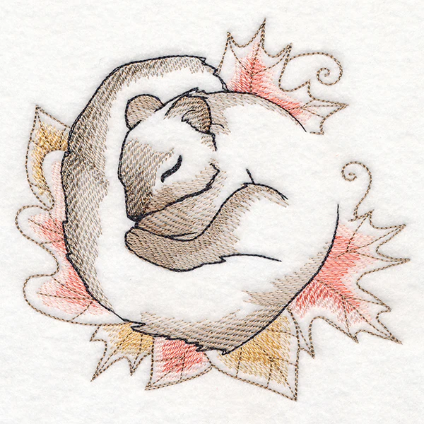 Soft Sleepy Autumn Squirrel - Image 3