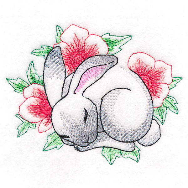 Soft Sleepy Christmas Bunny - Image 3
