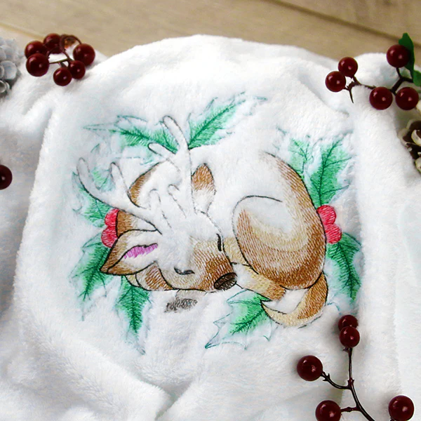 Soft Sleepy Christmas Reindeer - Image 2