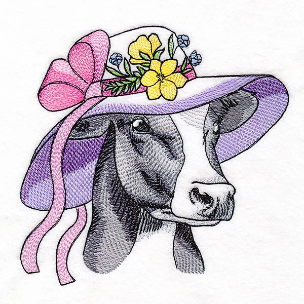 Southern Belle Sun Hat Cow - Image 2