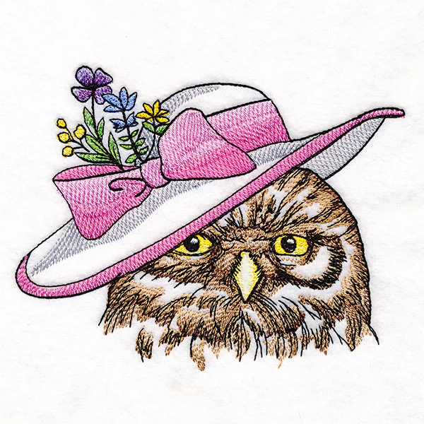 Southern Belle Sun Hat Owl - Image 3