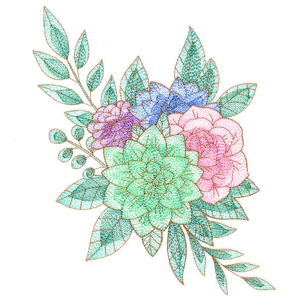 Sparkling Succulent Bouquet