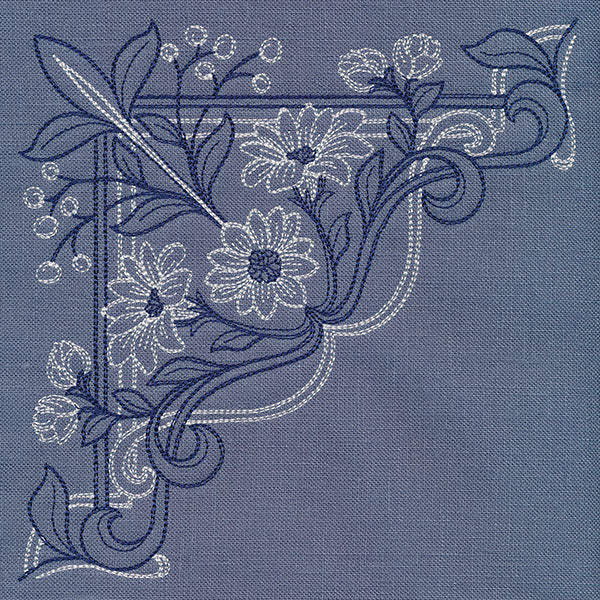 Sparrow & Flowers Pillow Pair - Image 56