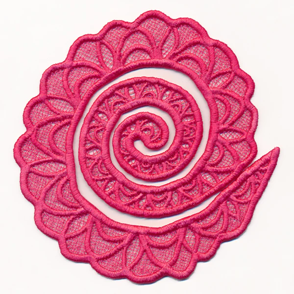 Spiral Flower in 3D (Lace) - Image 10