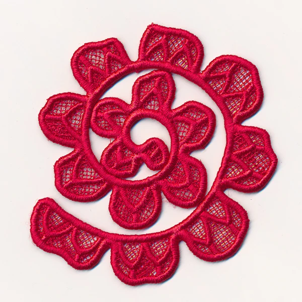 Spiral Rose in 3D (Lace) - Image 6