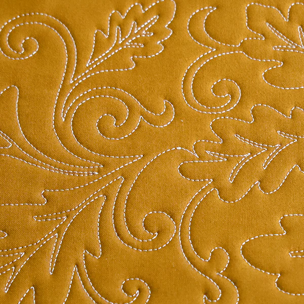 Spiraling Oak Leaves (Edge-to-Edge Quilting) - Image 4