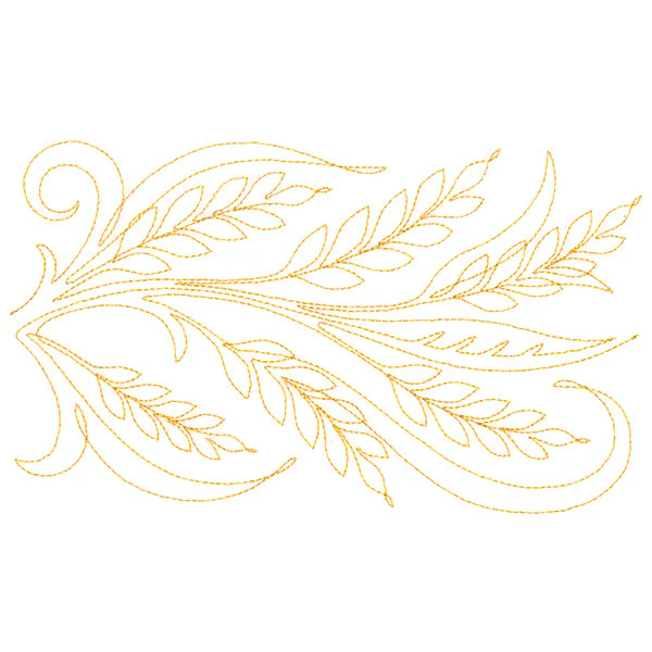 Spiraling Wheat (Edge-to-Edge Quilting) - Image 4