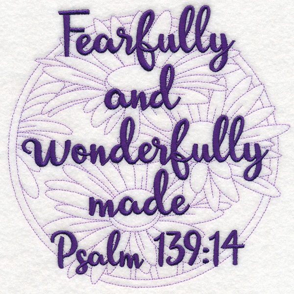 Spirited Sayings - Wonderfully Made With Daisies - Image 2
