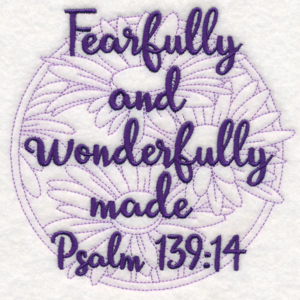 Spirited Sayings - Wonderfully Made With Daisies - Image 4