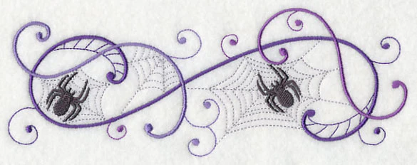 Spooky Spider Potpourri Border - Image 2