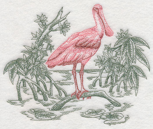 Spoonbill Scene (Toile) - Image 3