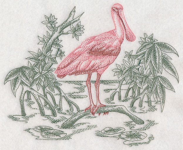 Spoonbill Scene (Toile) - Image 5