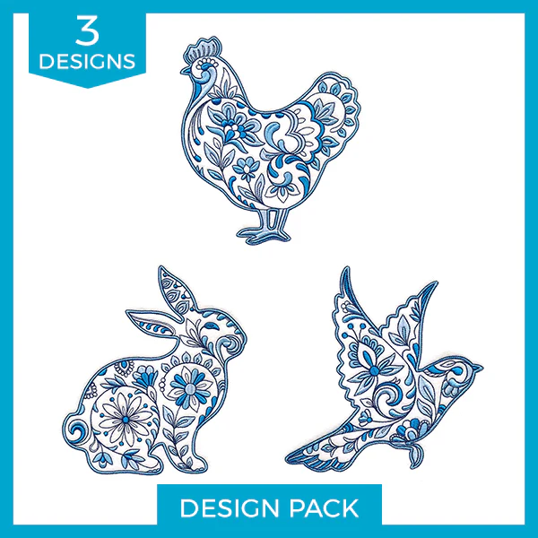 Spring Animals in Bloom Design Pack - Image 5
