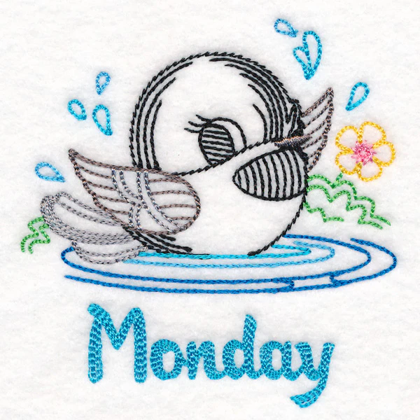 Spring Chickadee - Monday (Vintage) - Image 2