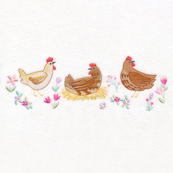 Spring Chicken Border