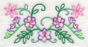 Spring Flower Bouquet Border (Vintage) - Image 5